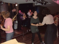 Lindy Hoppers dancing to the Second Line Jazz Band